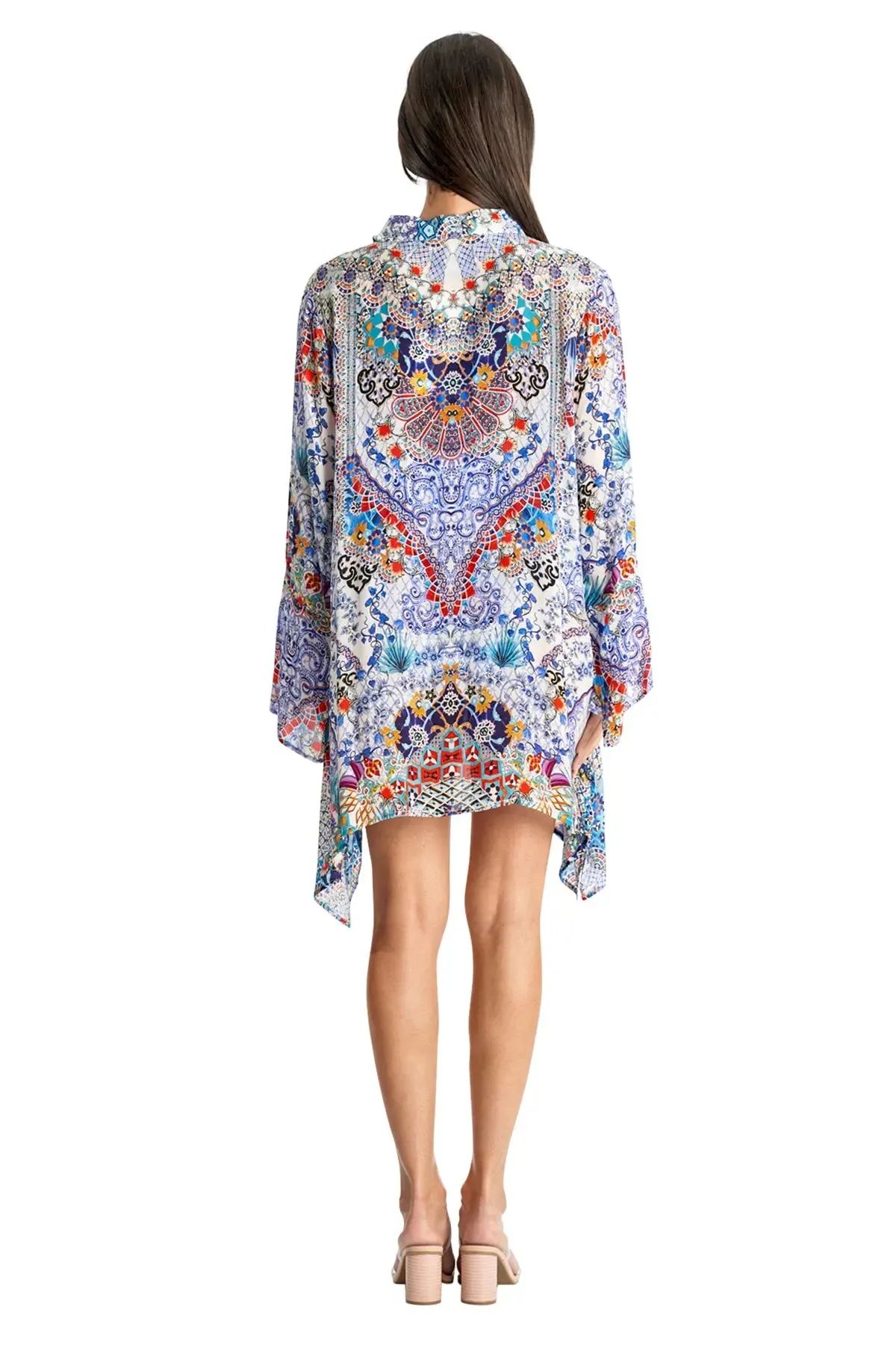 Beach Resort Easy Shirtdress Cover-Up