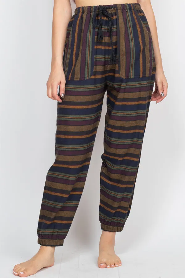 Beachy Boho Stripe Studio Pants