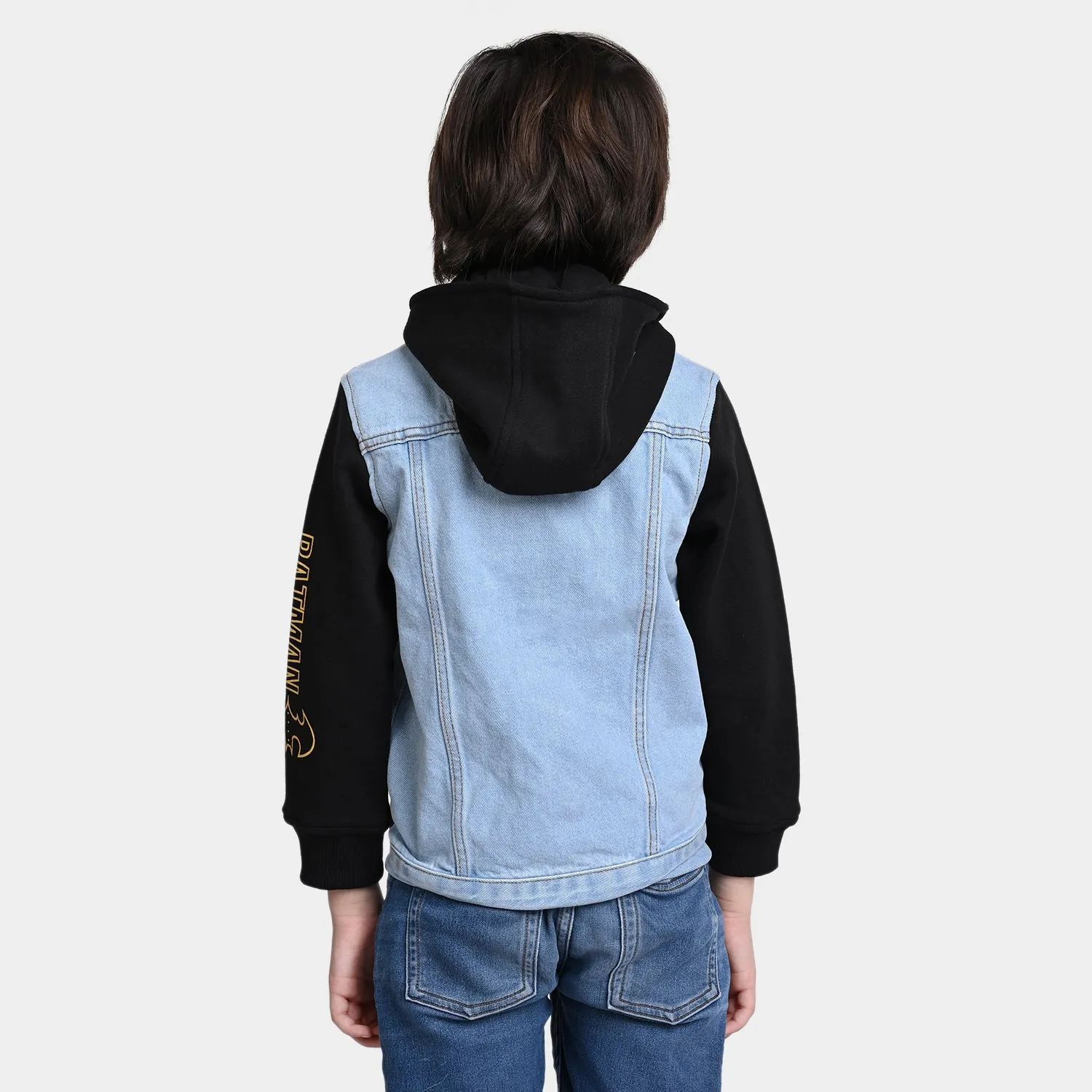 Boys Denim Rigid Character Jacket -LIGHT BLUE