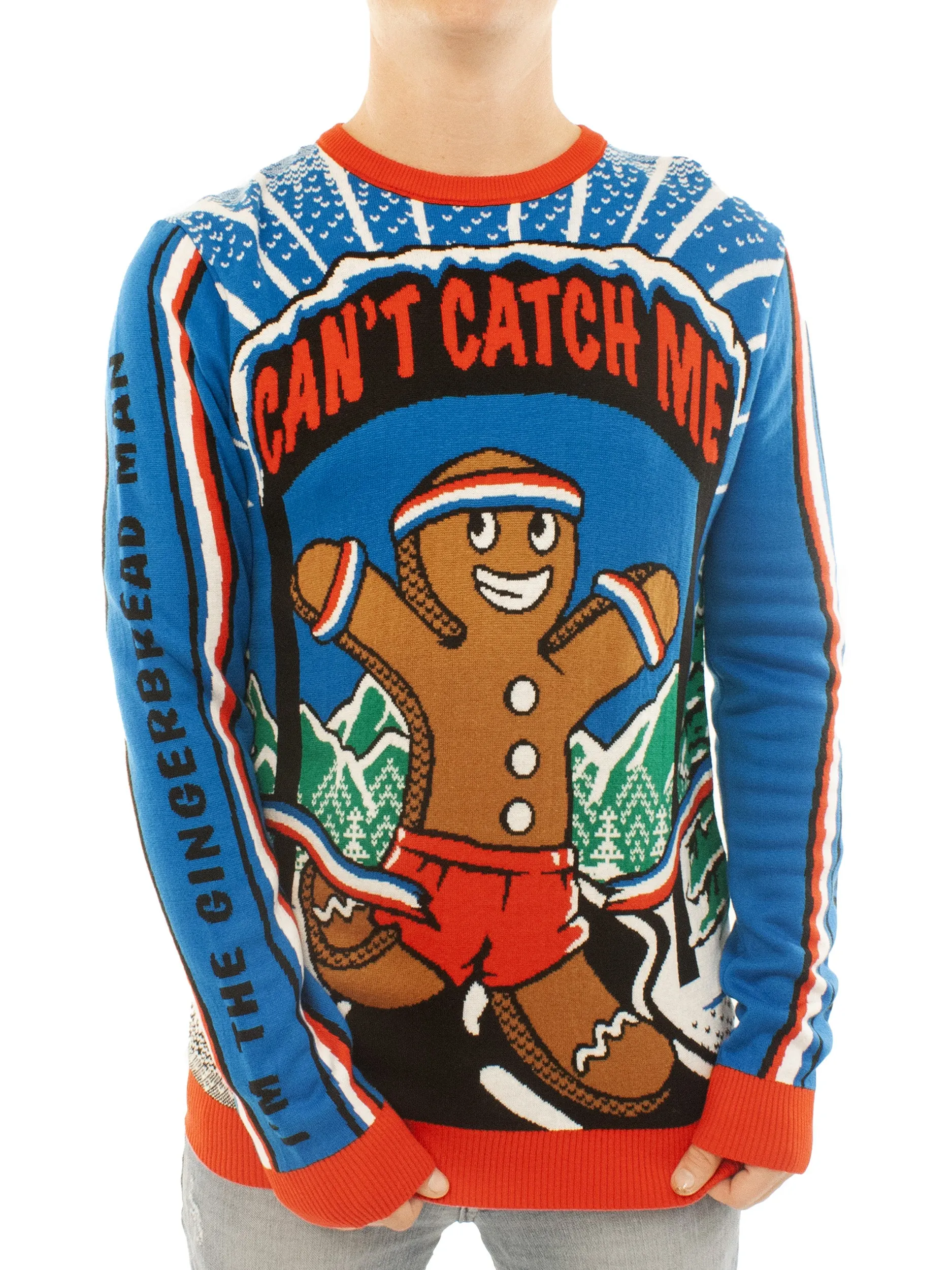 Can't Catch Me | Ugly Christmas Sweater For Men & Women | Unisex Sizing