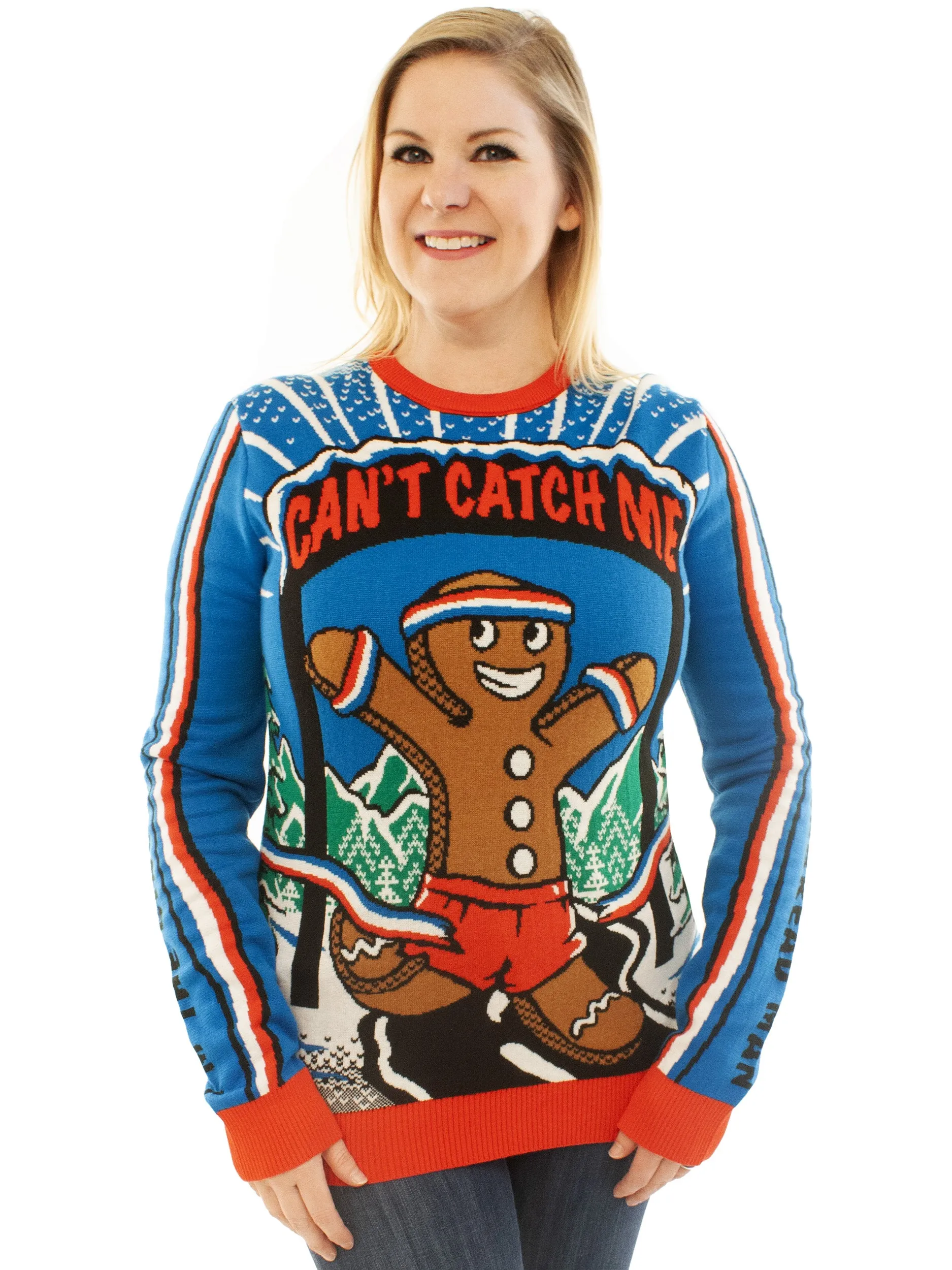 Can't Catch Me | Ugly Christmas Sweater For Men & Women | Unisex Sizing