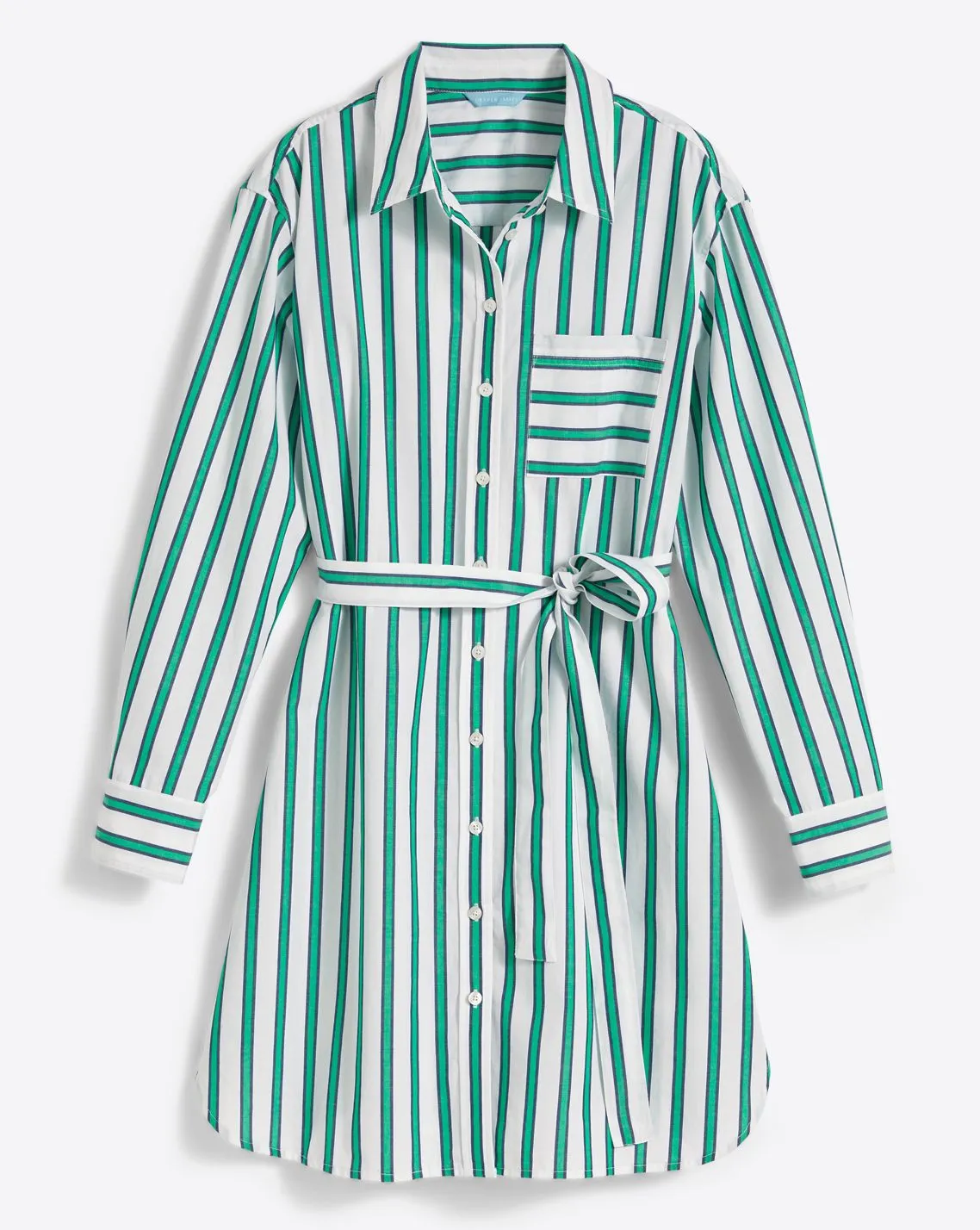 Carly Shirtdress in Bold Stripe