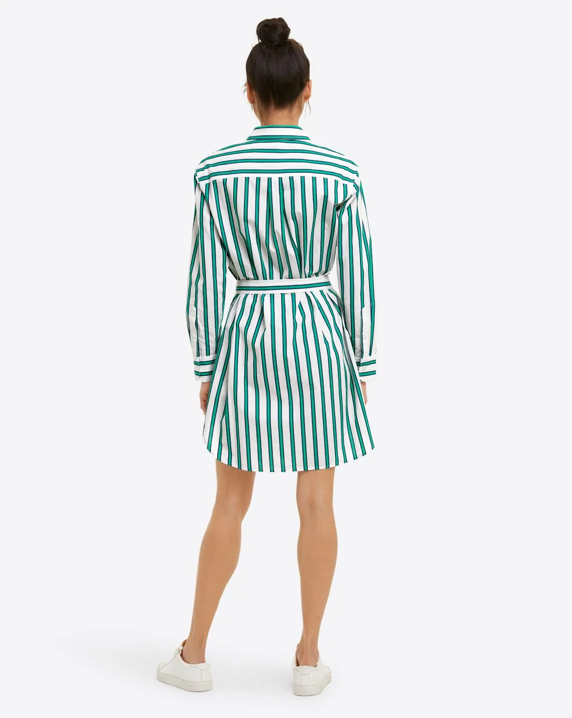 Carly Shirtdress in Bold Stripe