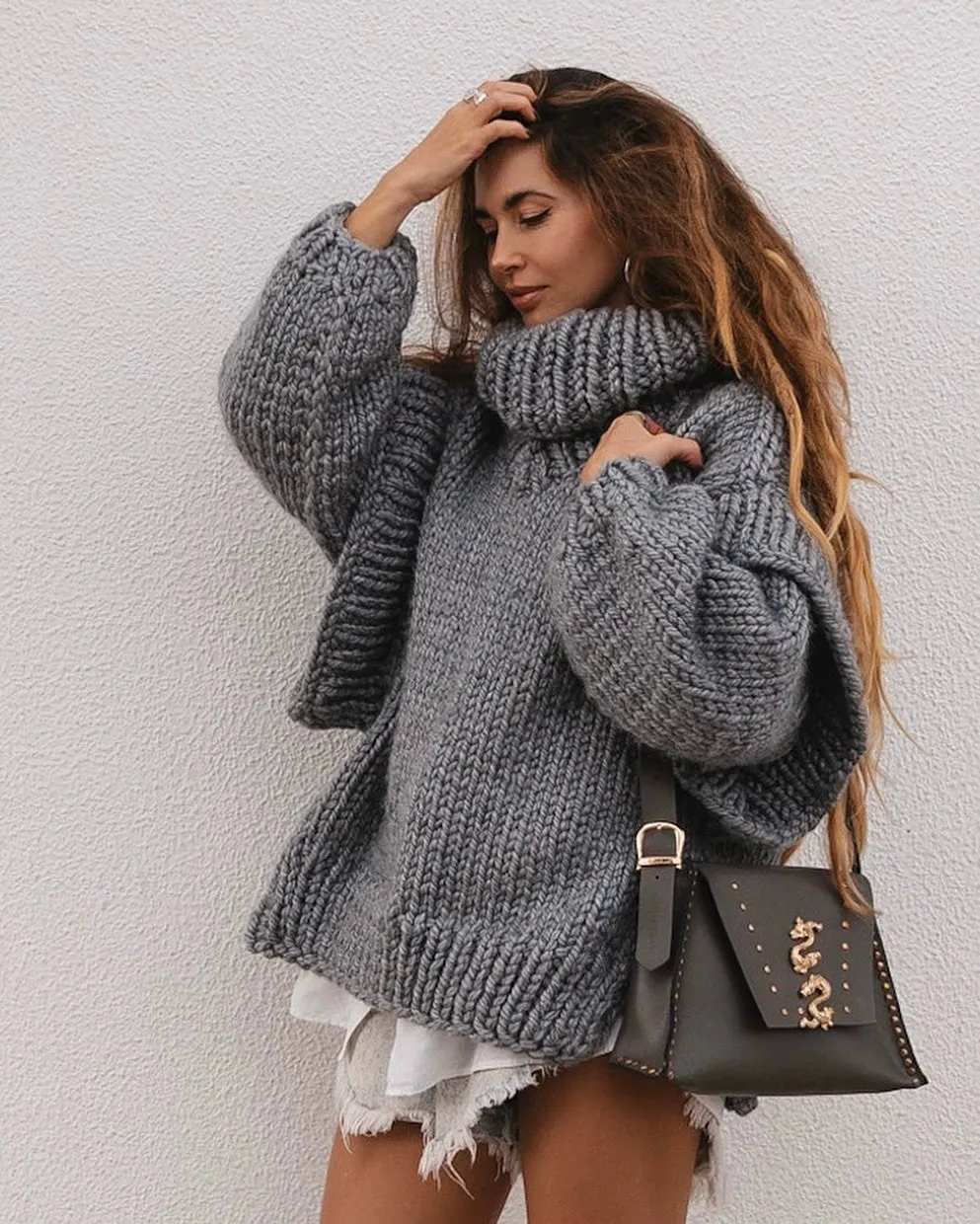 Carolla Knitted Oversize Sweater