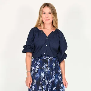 Charlie Blouse ~ Indigo