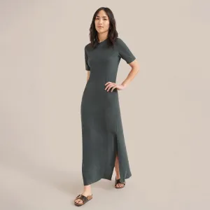 Cleo Short-Sleeve Maxi Dress