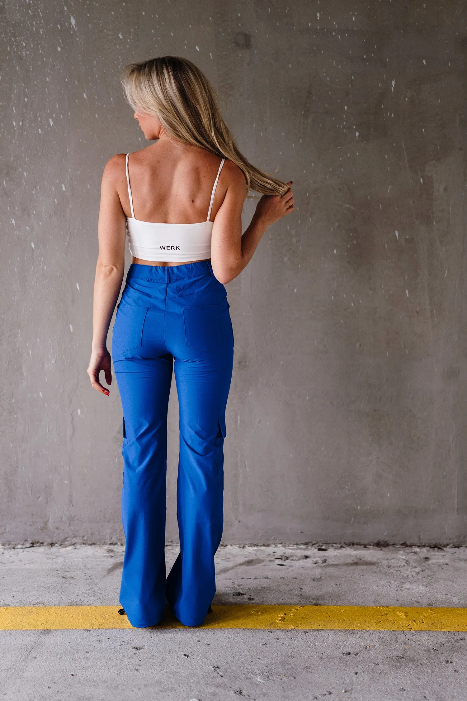 Cobalt Blue Cinch Cargo Pant