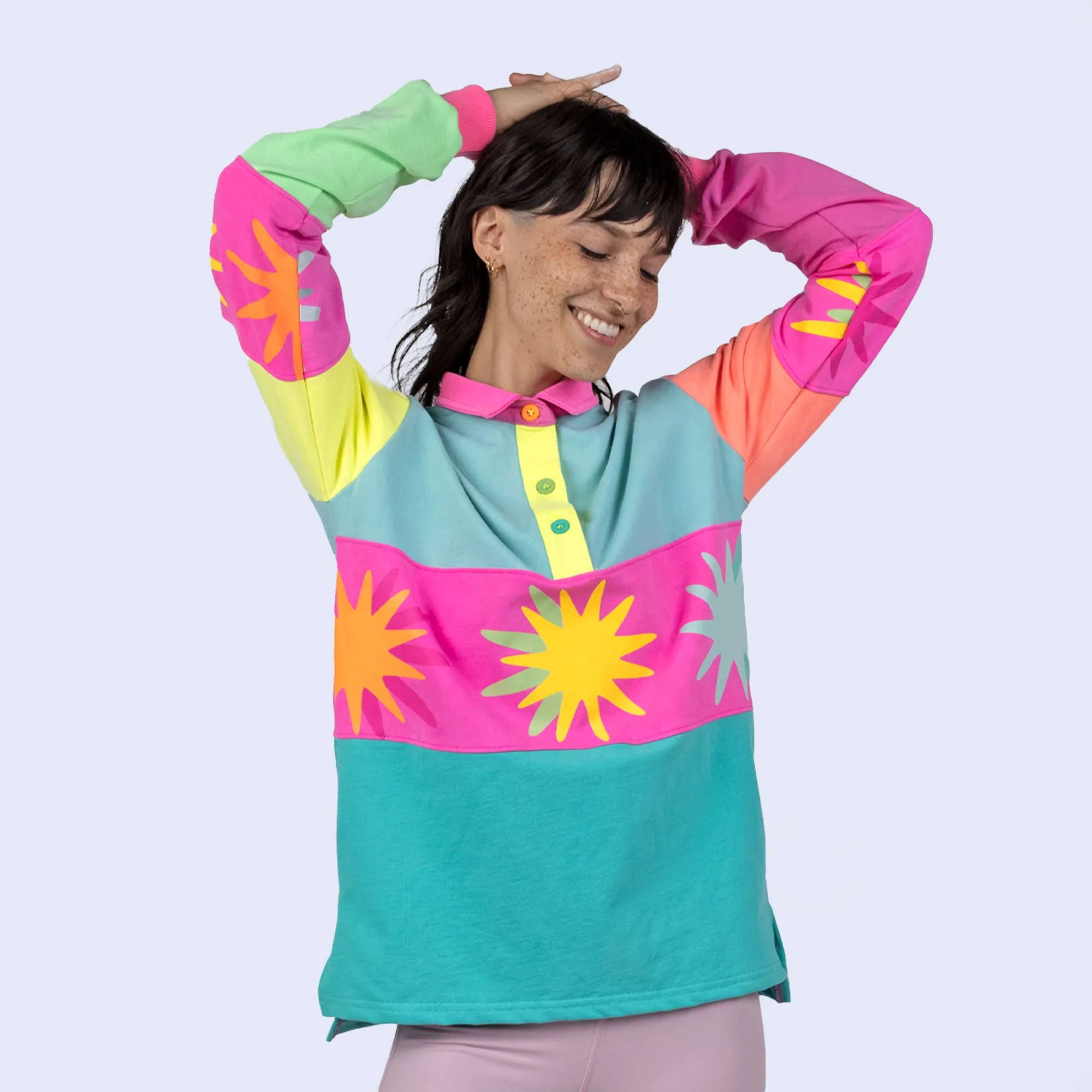 Cosmic Burst Rugby Sweatshirt