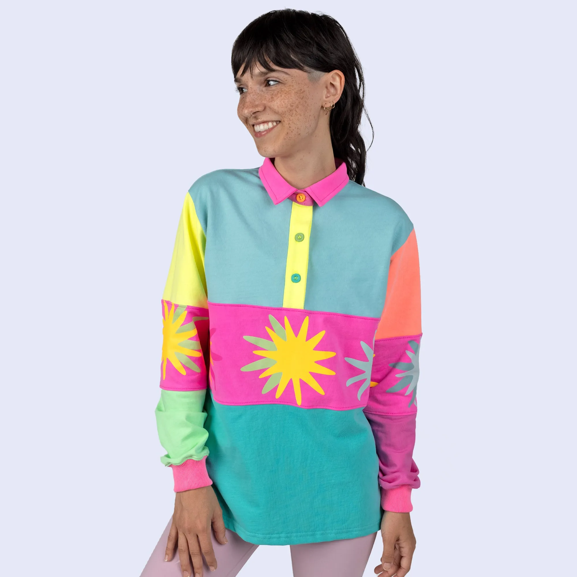 Cosmic Burst Rugby Sweatshirt