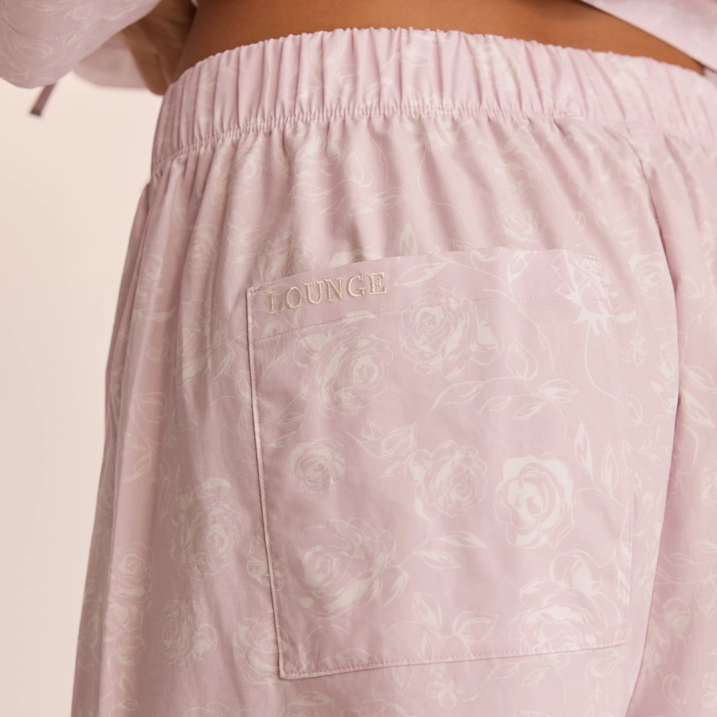 Cotton Pyjama Bottoms - Lilac