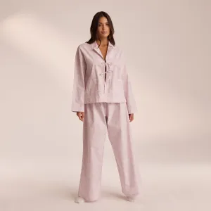 Cotton Pyjama Bottoms - Lilac