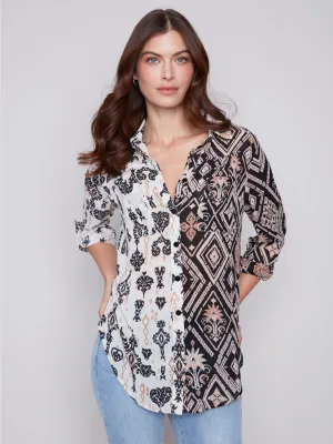 Crinkle Georgette Blouse