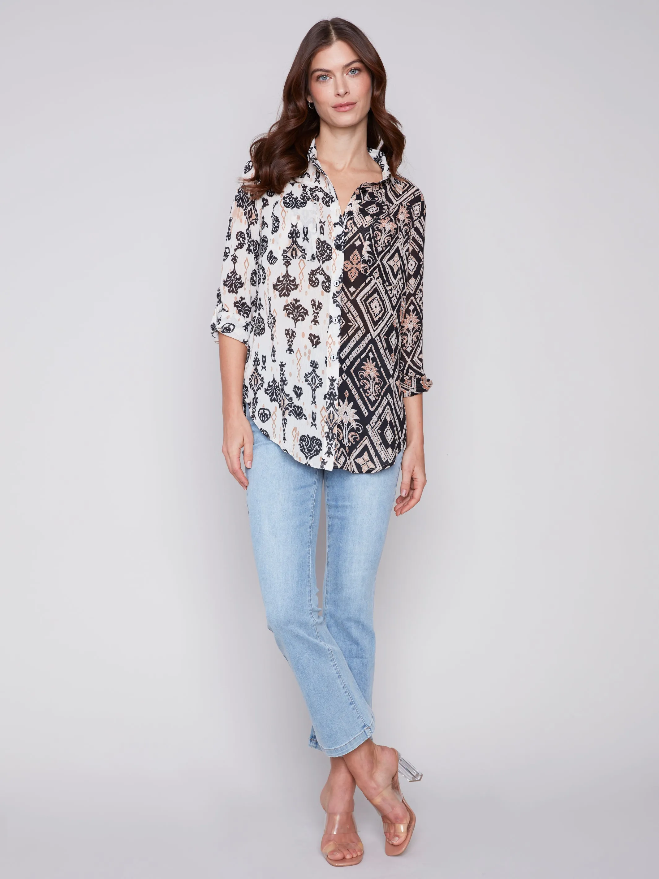 Crinkle Georgette Blouse