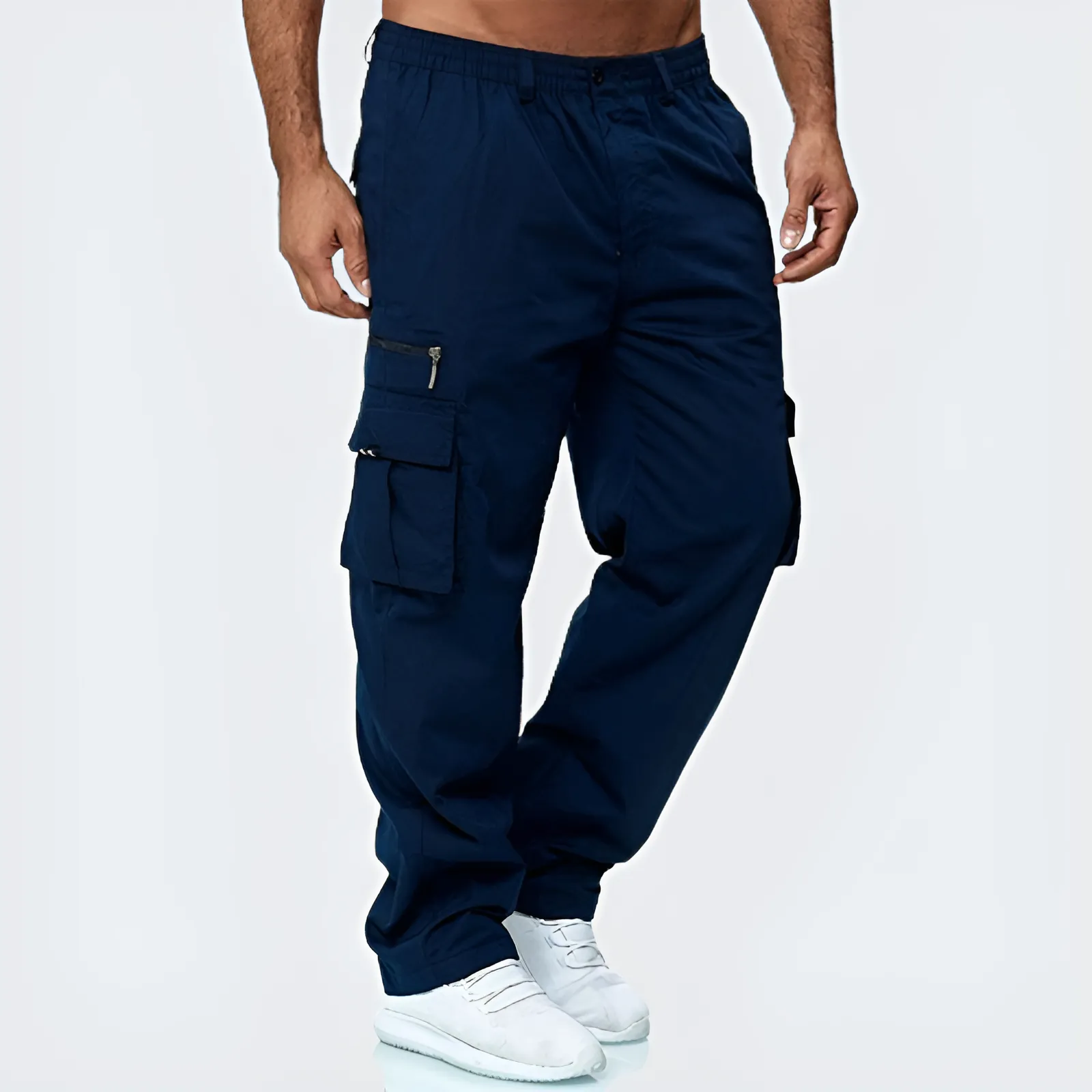 Dark Blue Cargo Pants