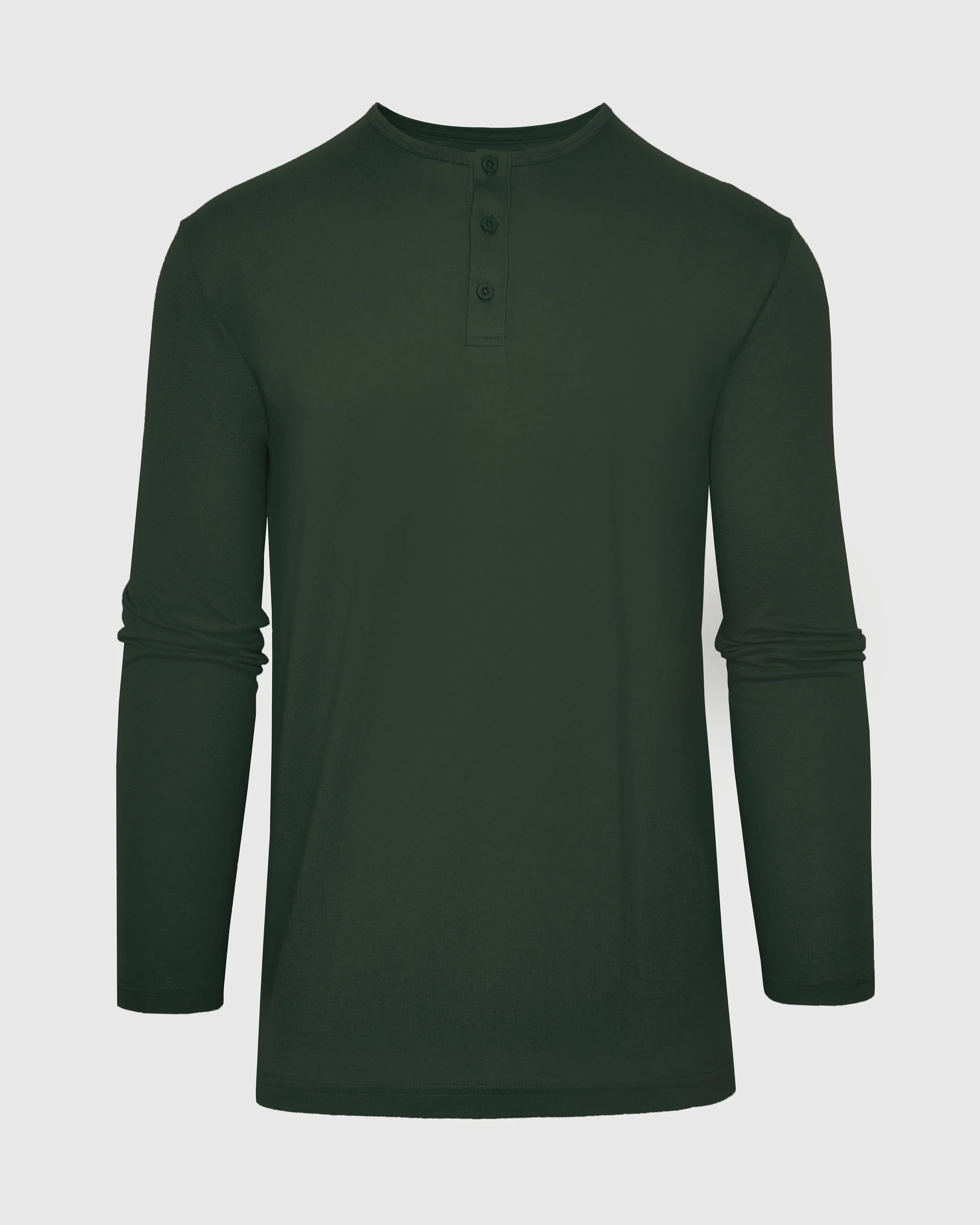 Dark Olive Long Sleeve Henley