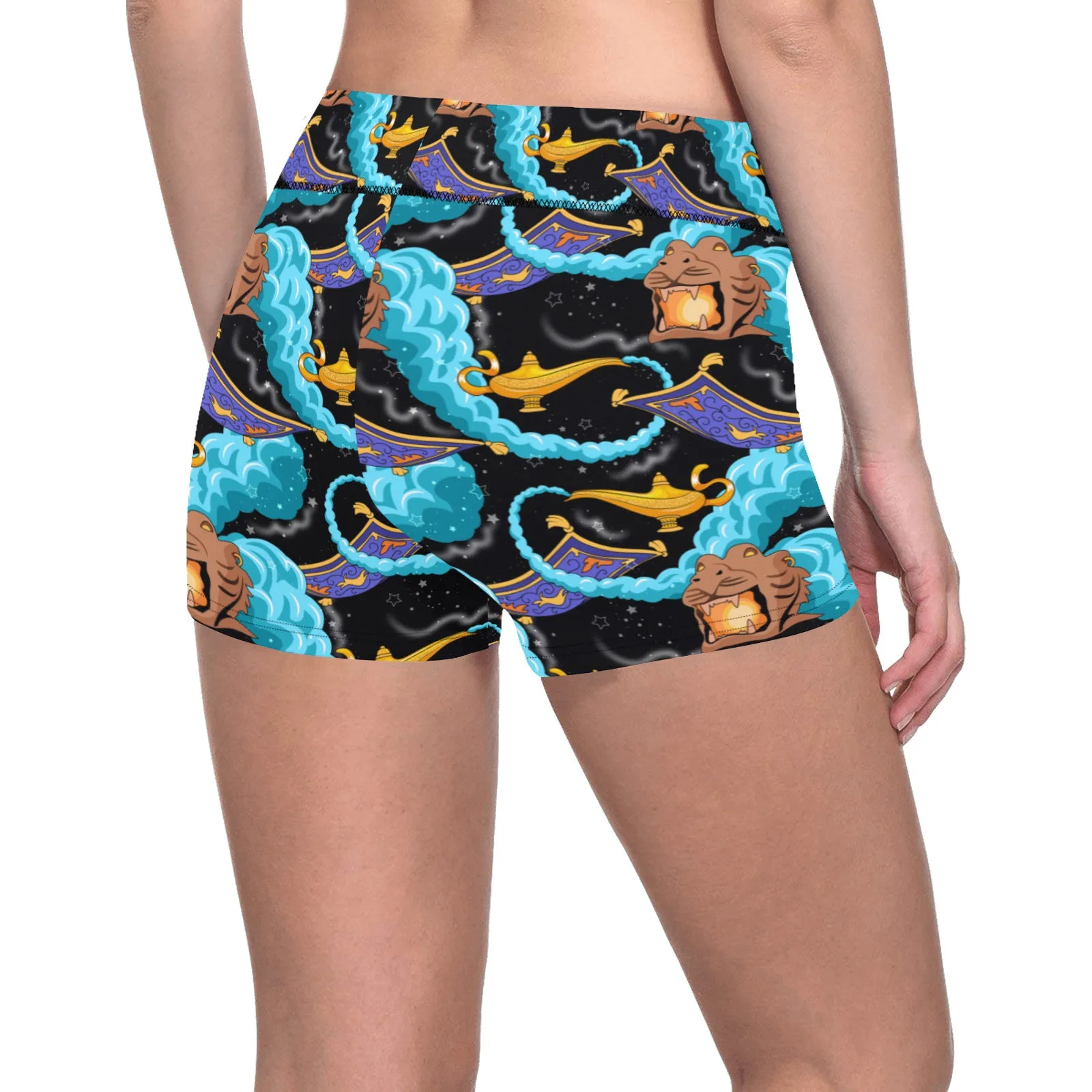 Disney Aladdin Cave Of Wonders Women's Short Leggings