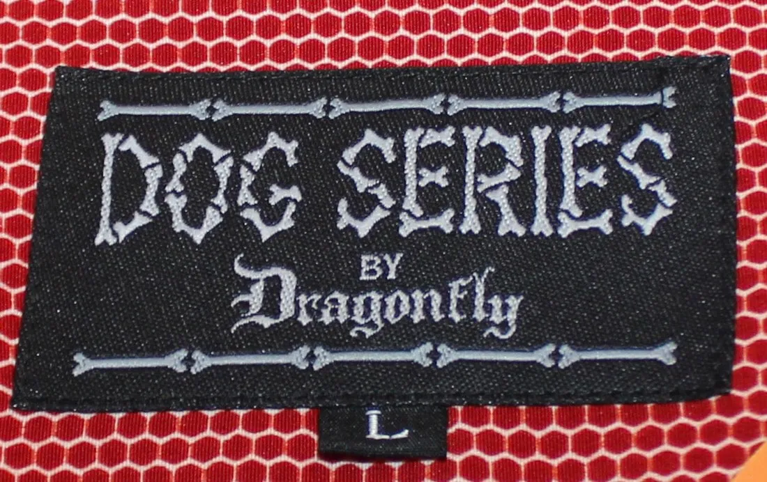 Dragonfly Dog Series Button-Up Shirt: L