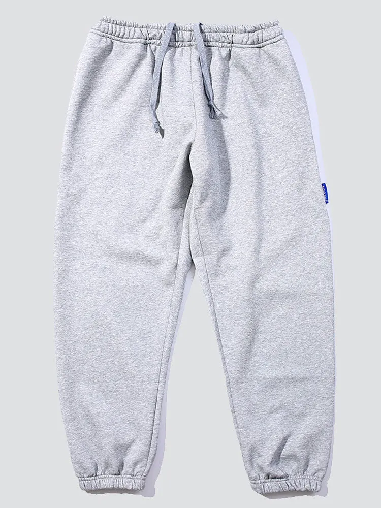 Drawstring Solid Colour Sweatpants