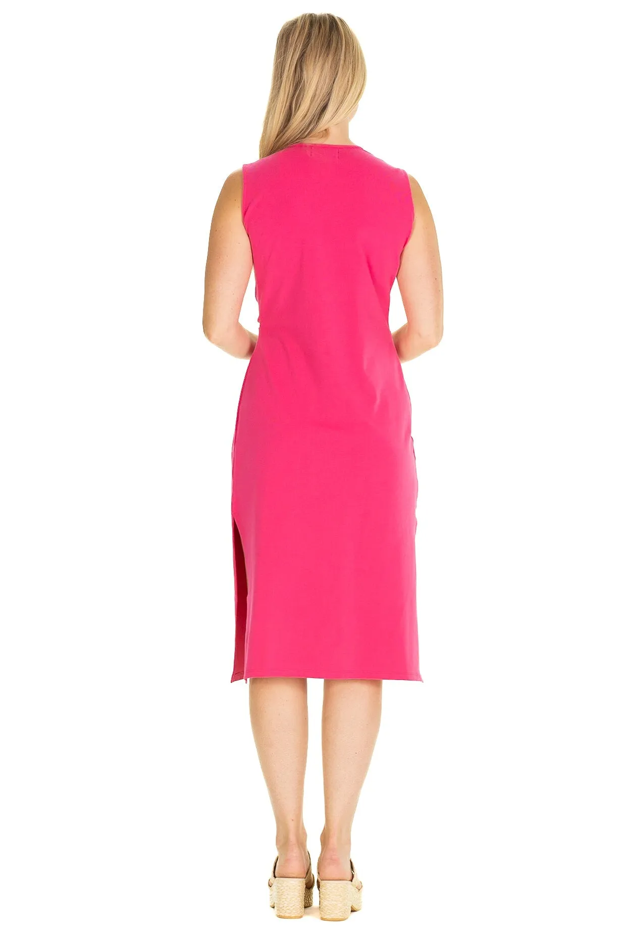 Duffield Lane Delia Dress - Solid Raspberry