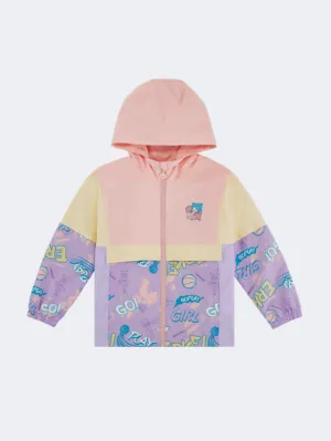 Erke Windbreaker Little-Girls Lifestyle Jacket Pink