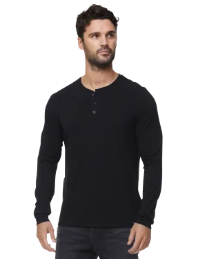 ESSENTIAL STRETCH COMFORT LS HENLEY