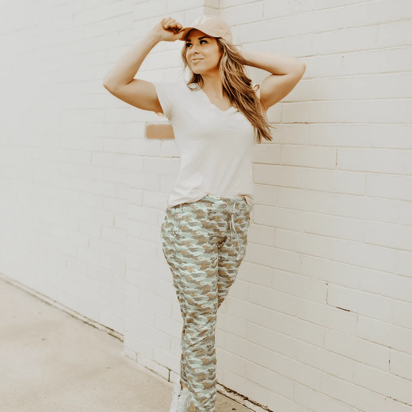 Faded Camo Women's Bamboo/cotton Jogger