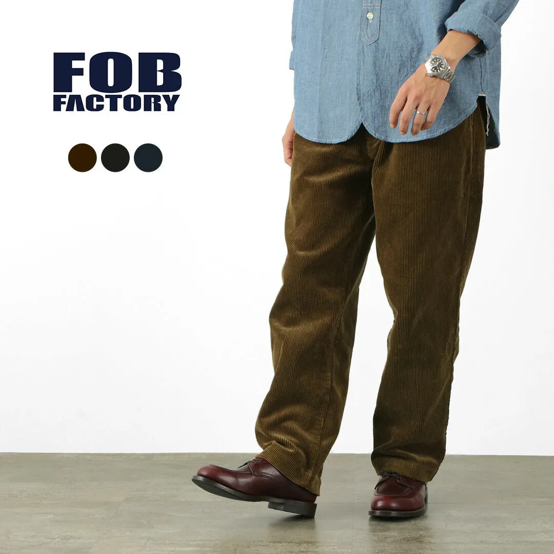 FOB FACTORY / Wide Well Corduroy Pants