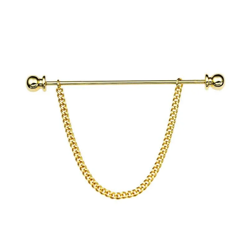 Globe Collar Bar With Chain