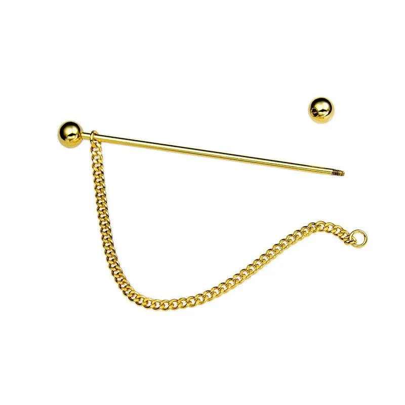 Globe Collar Bar With Chain