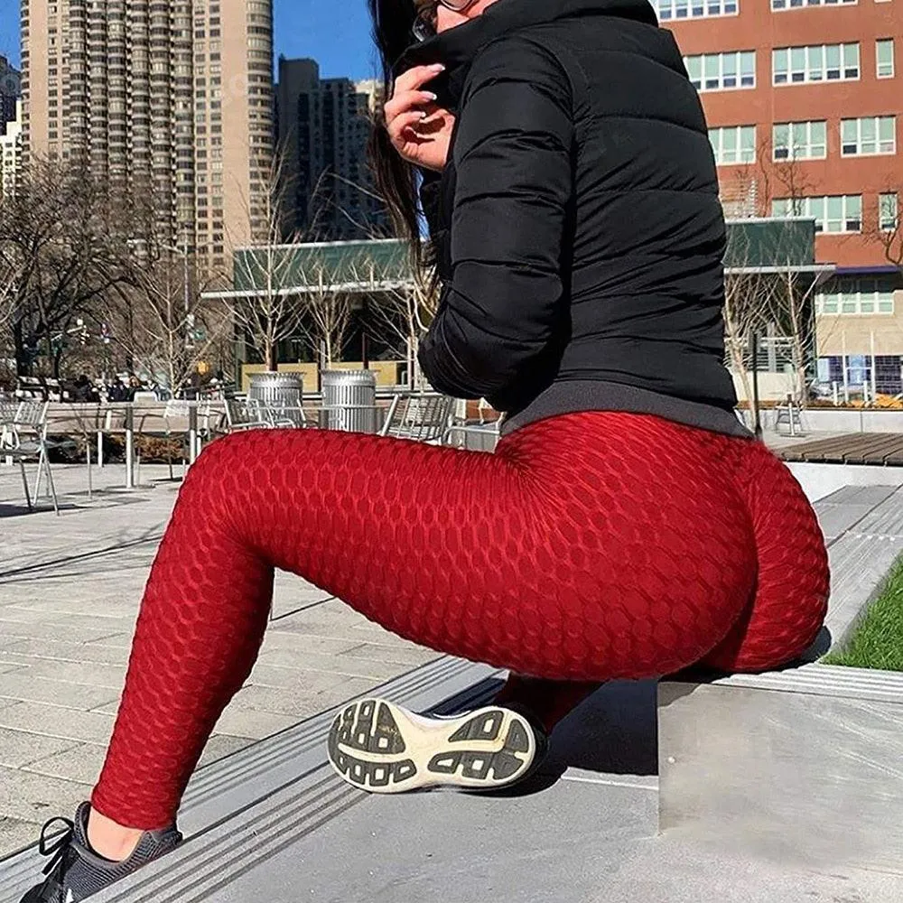 Gorgeous Push Up Leggings Women High Waist Leggings - Sport Women Fitness - Tummy Control Stretchy Workout Legging Sexy Booty Capris Mujer (2U24)(BAP)(TBL)