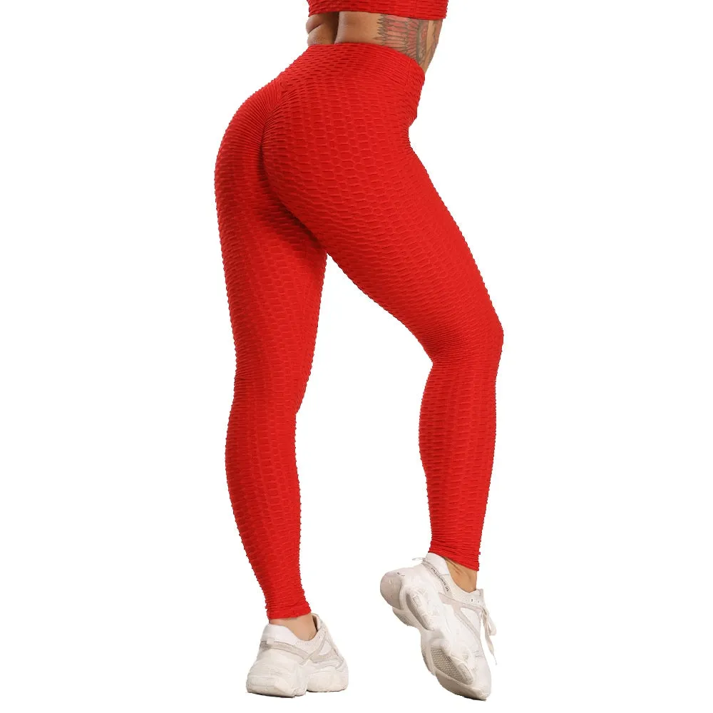 Gorgeous Push Up Leggings Women High Waist Leggings - Sport Women Fitness - Tummy Control Stretchy Workout Legging Sexy Booty Capris Mujer (2U24)(BAP)(TBL)