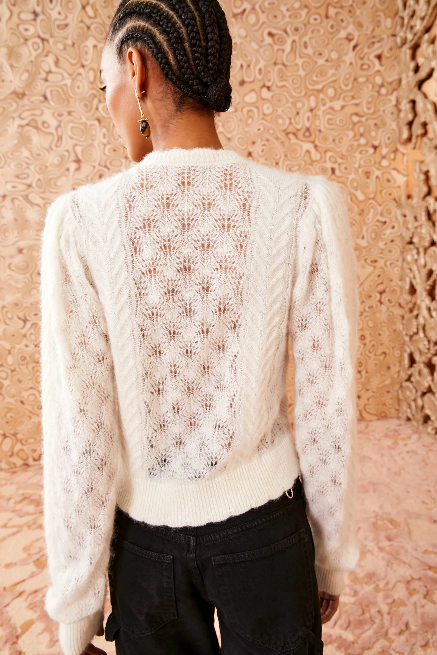 Haley Cardigan - Ivory