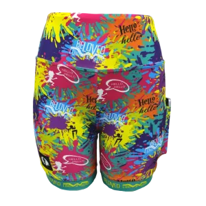 High Waist Funky Pants - BELOVED LONG RUNS SPLASH OF COLOUR