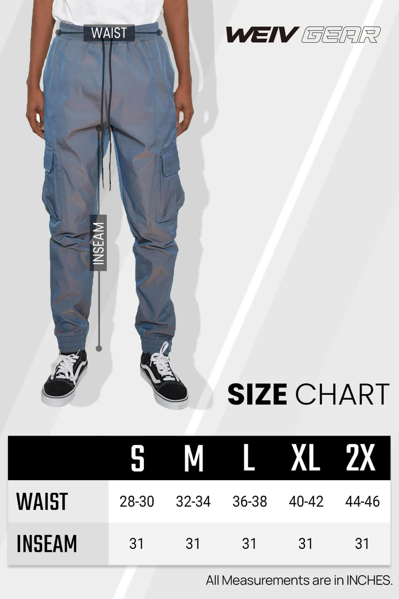 Iridescent Cargo Jogger