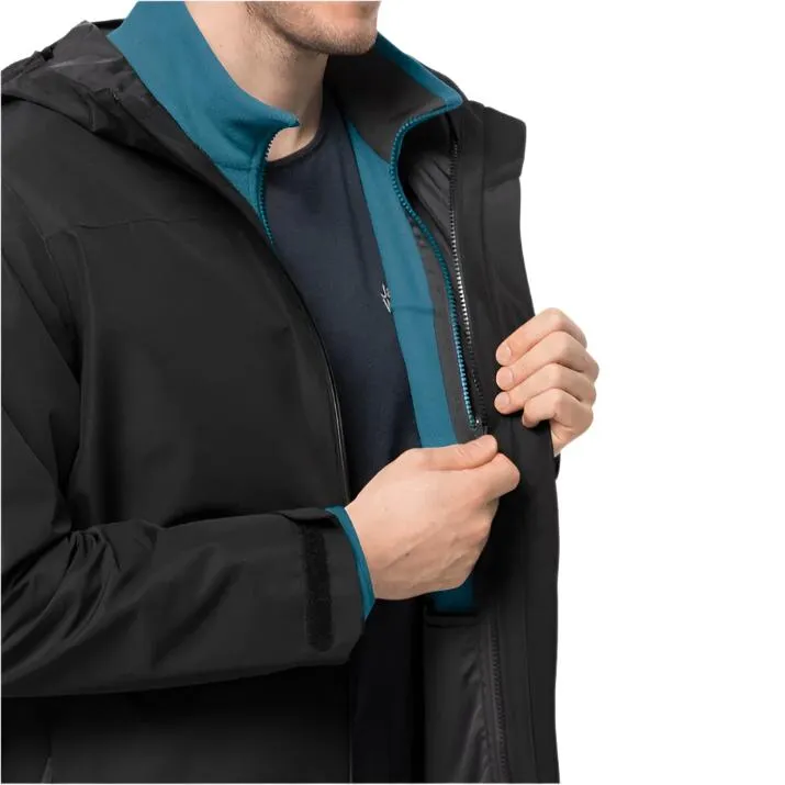 Jack Wolfskin Beilstein Men's Full Zip Fleece - Blue Coral