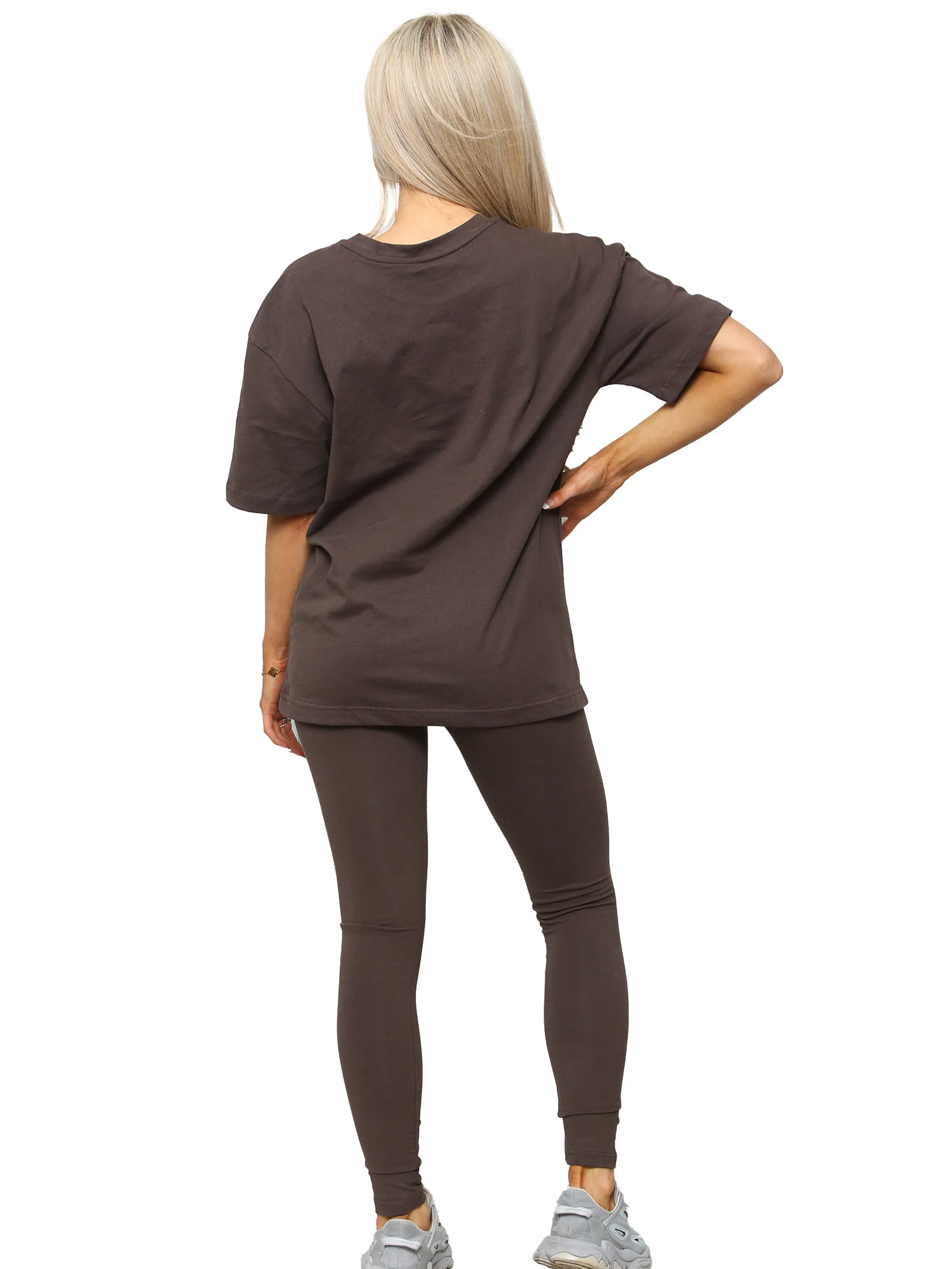 Kruze | Womens Oversized T-Shirt Tracksuit