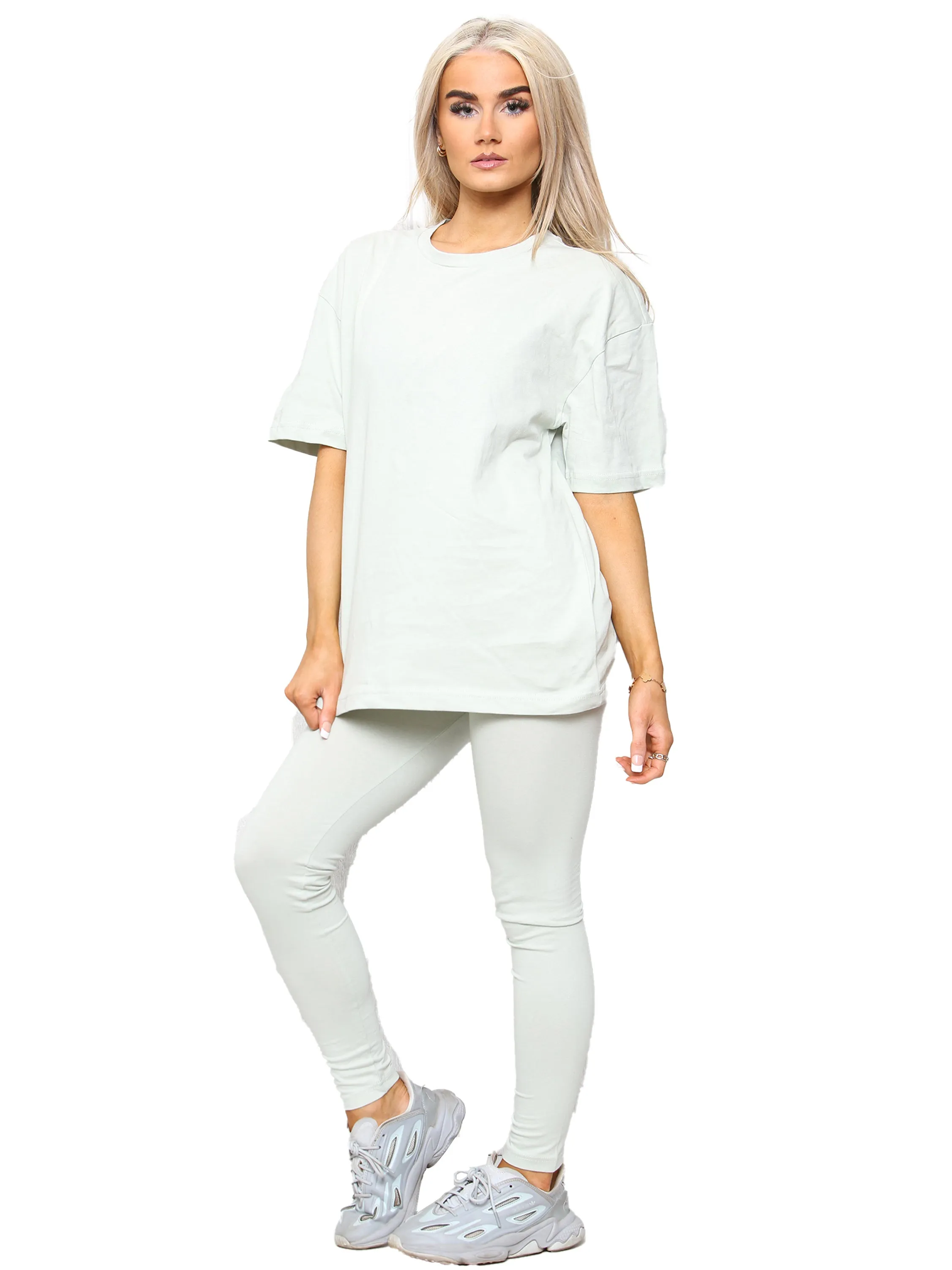 Kruze | Womens Oversized T-Shirt Tracksuit