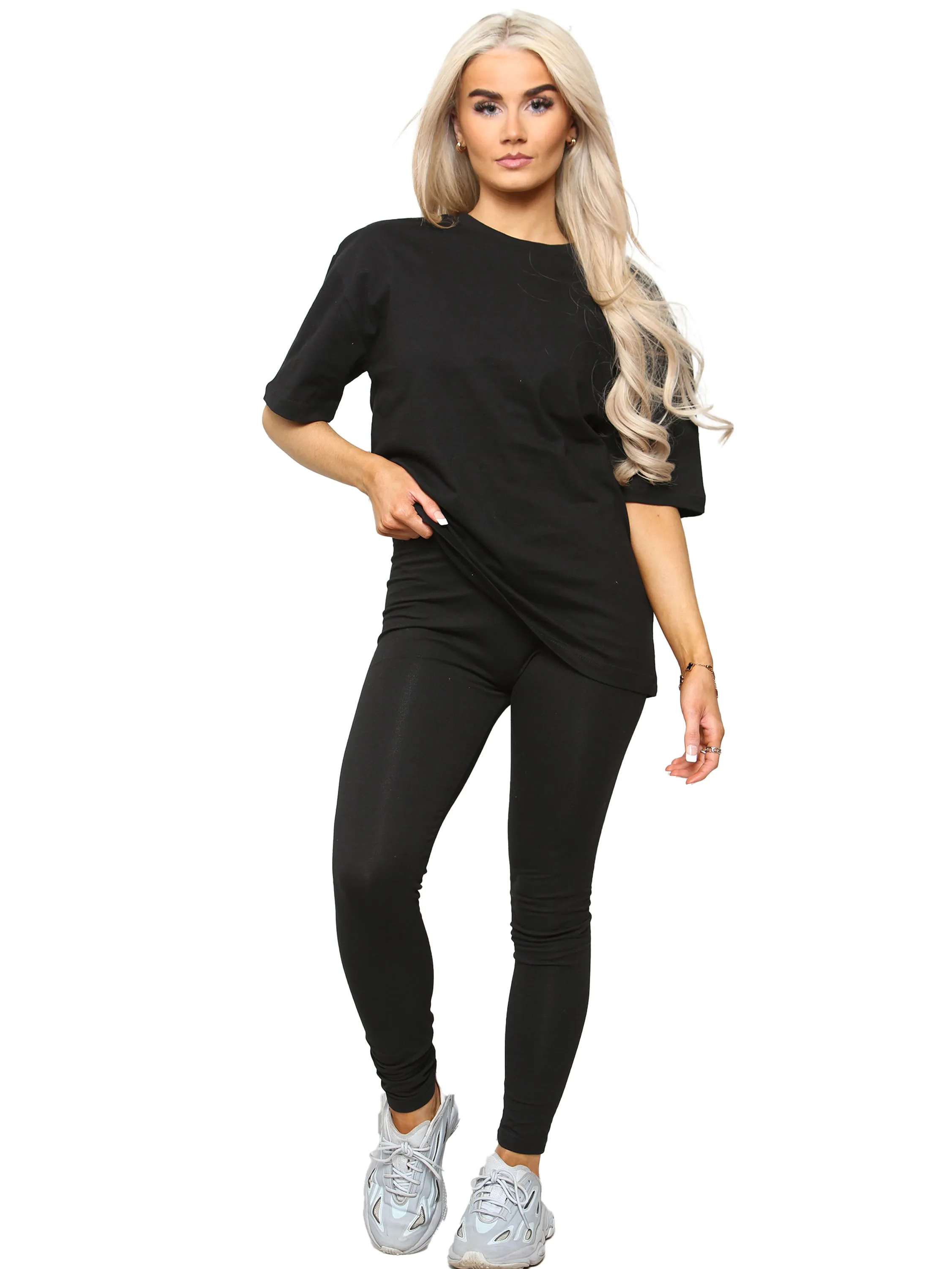 Kruze | Womens Oversized T-Shirt Tracksuit