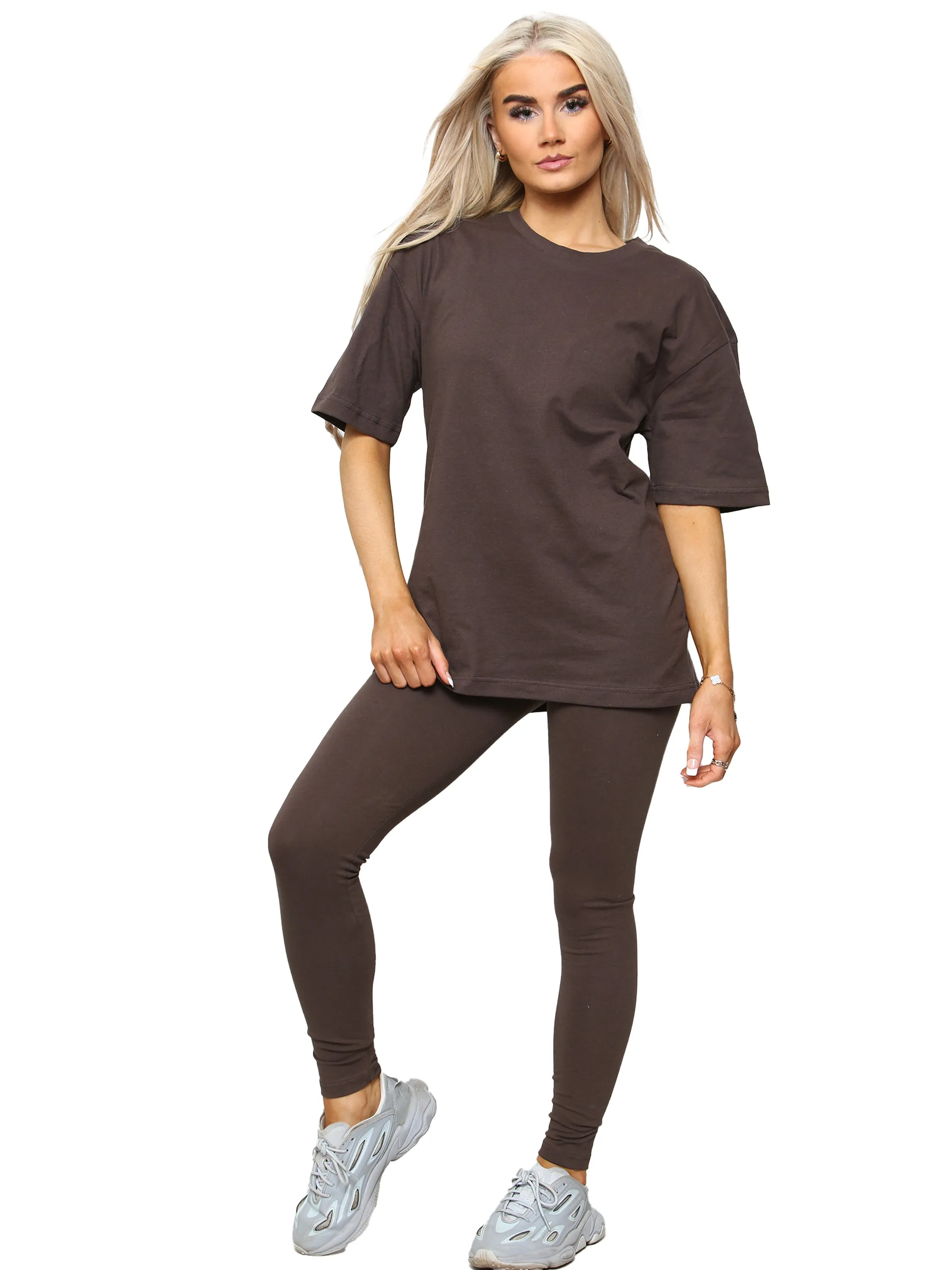 Kruze | Womens Oversized T-Shirt Tracksuit