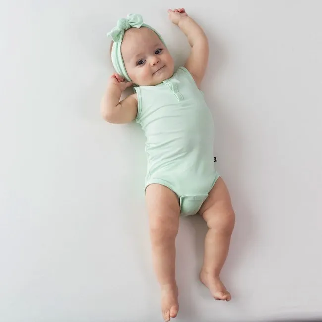 Kyte Baby Sleeveless Bodysuit in Mint