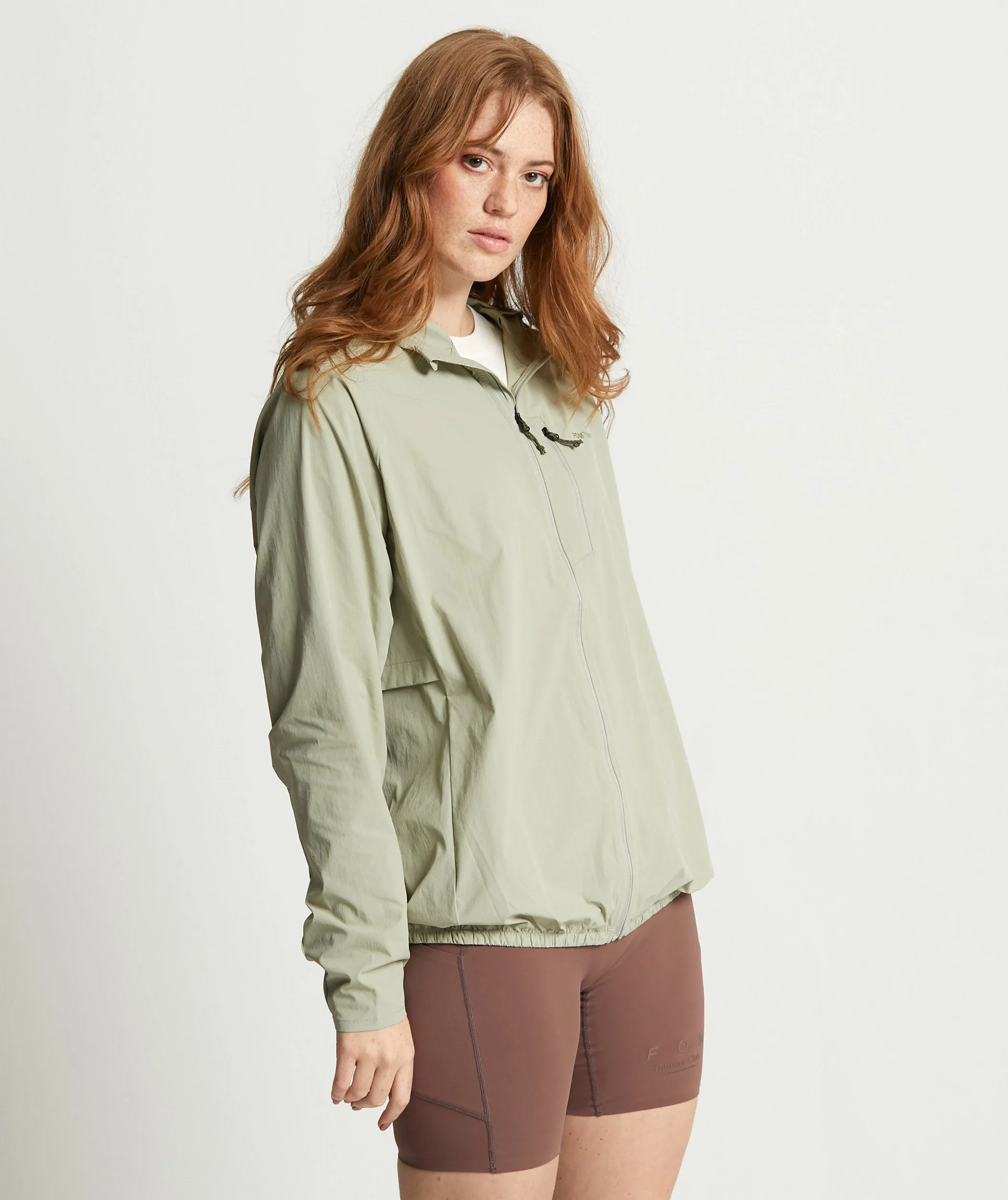 Ladies Outdoor Windbreaker - Matcha Green