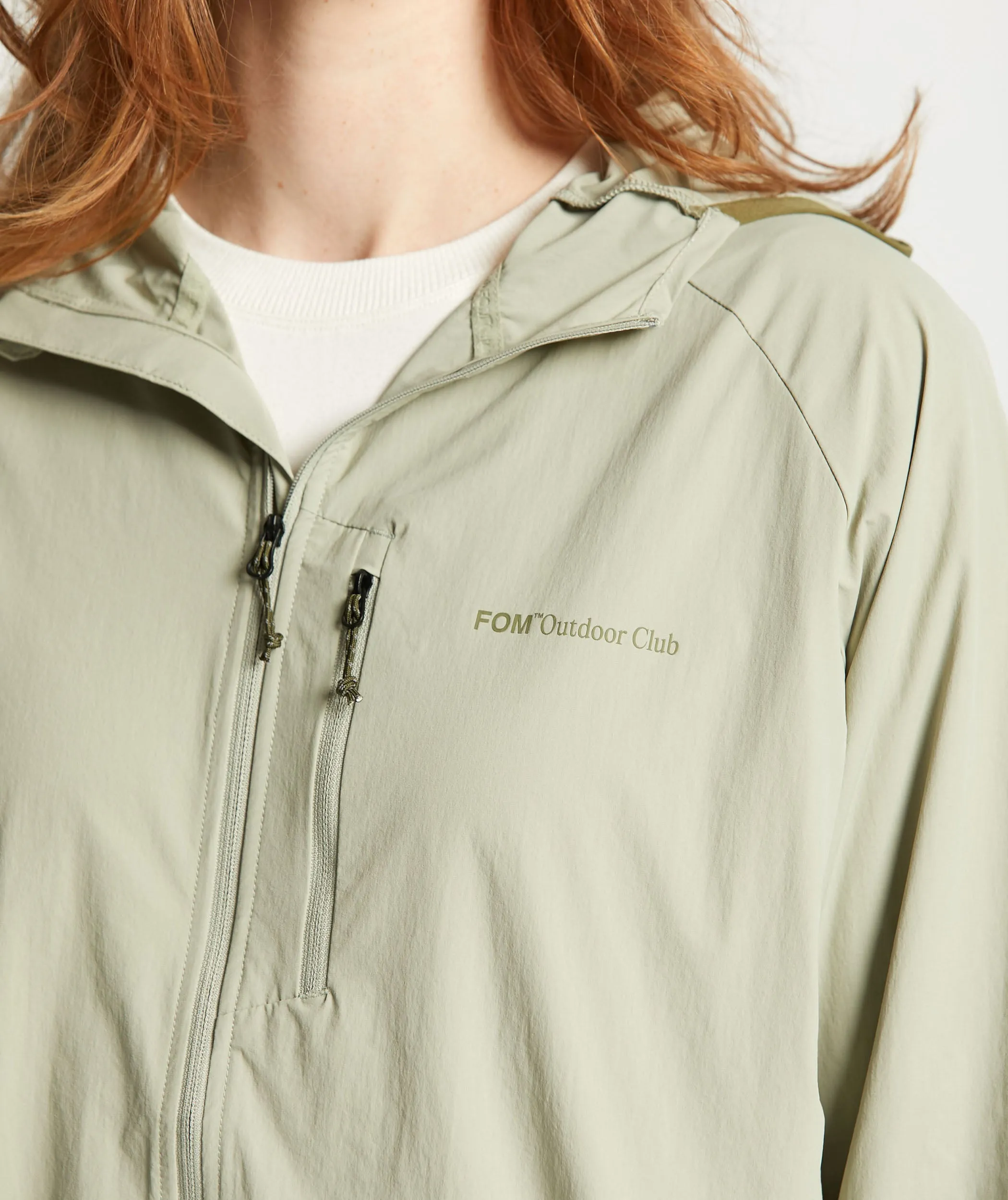 Ladies Outdoor Windbreaker - Matcha Green