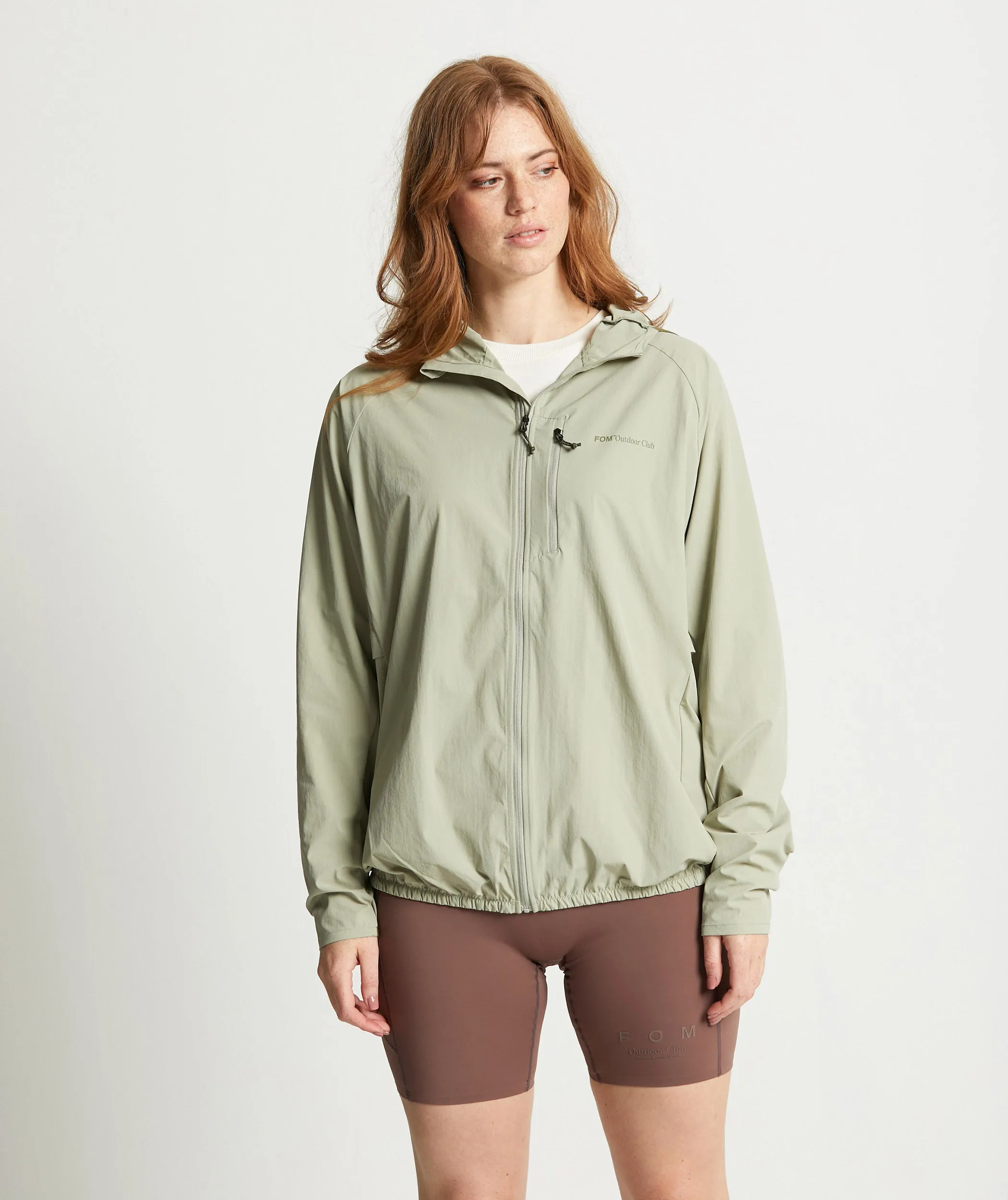 Ladies Outdoor Windbreaker - Matcha Green