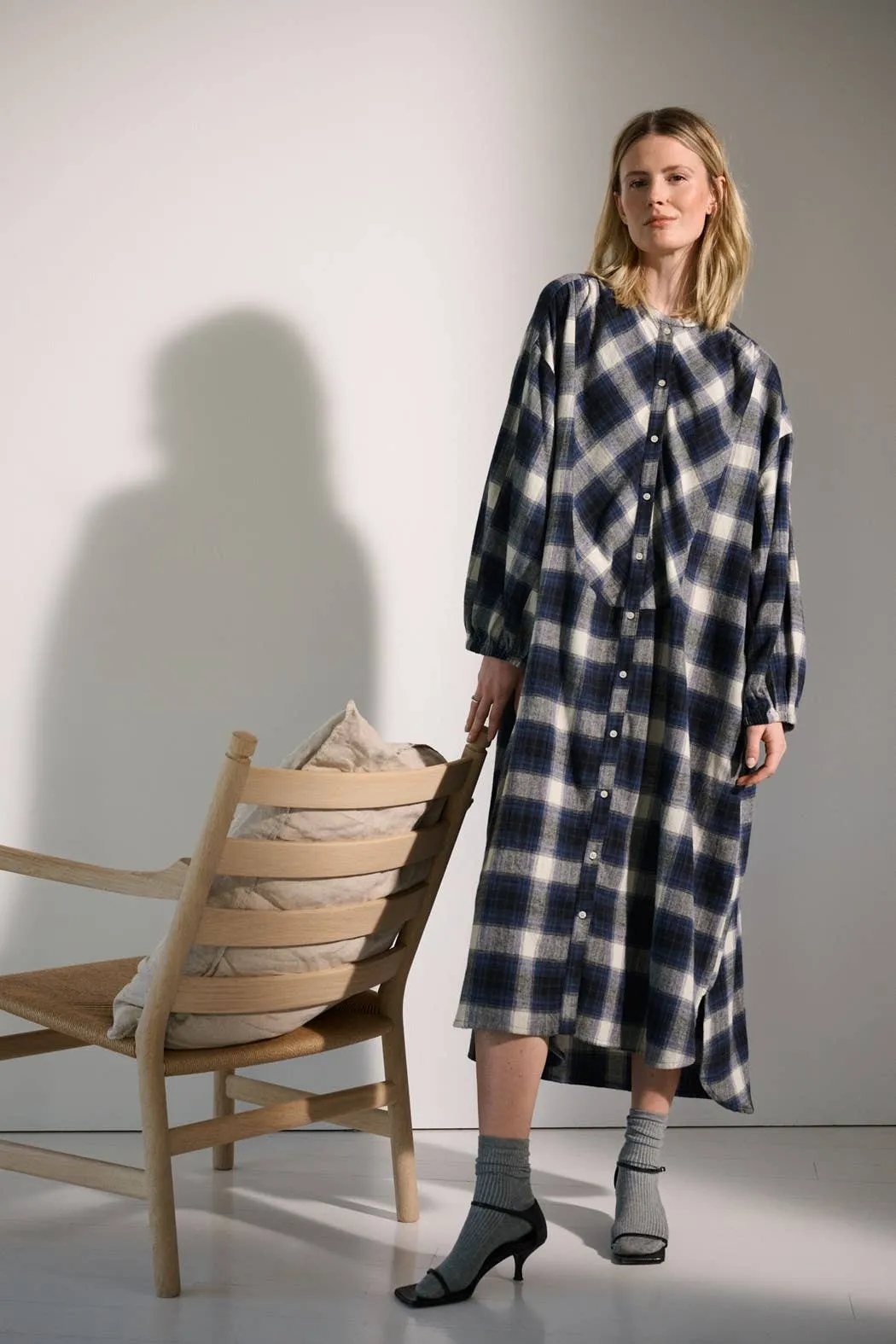 Lauren shirtdress check