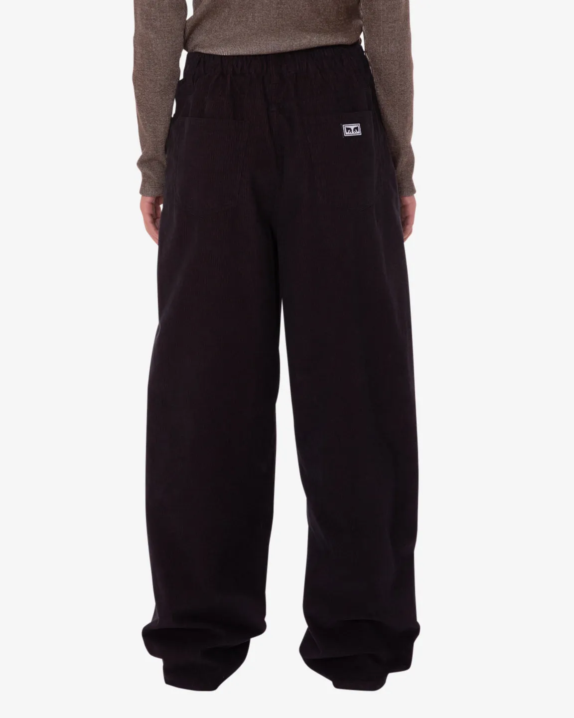 LEAH BAGGY 2-TONE CORD PANT