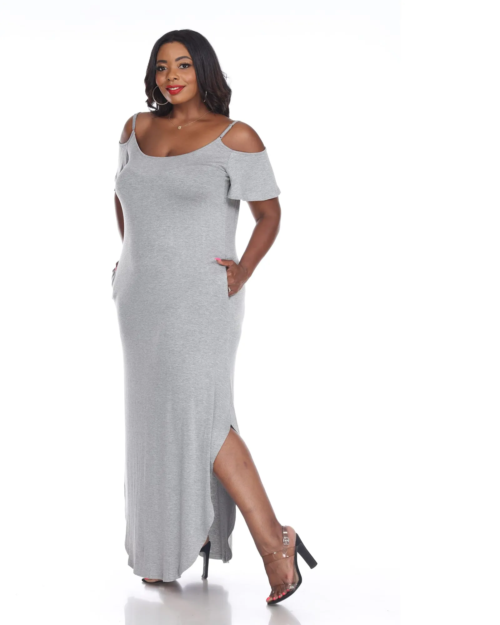 'Lexi' Maxi Dress | Heather Grey