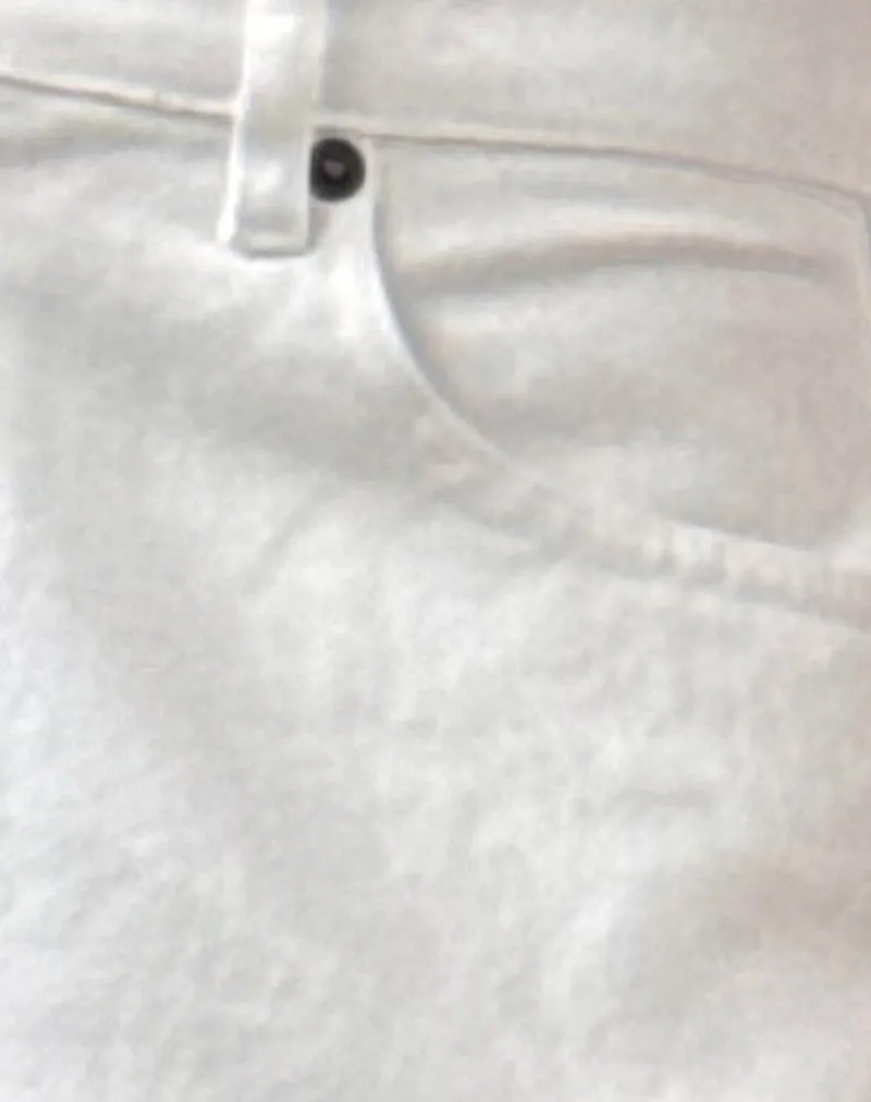 Low Rise Roomy Jeans in True White