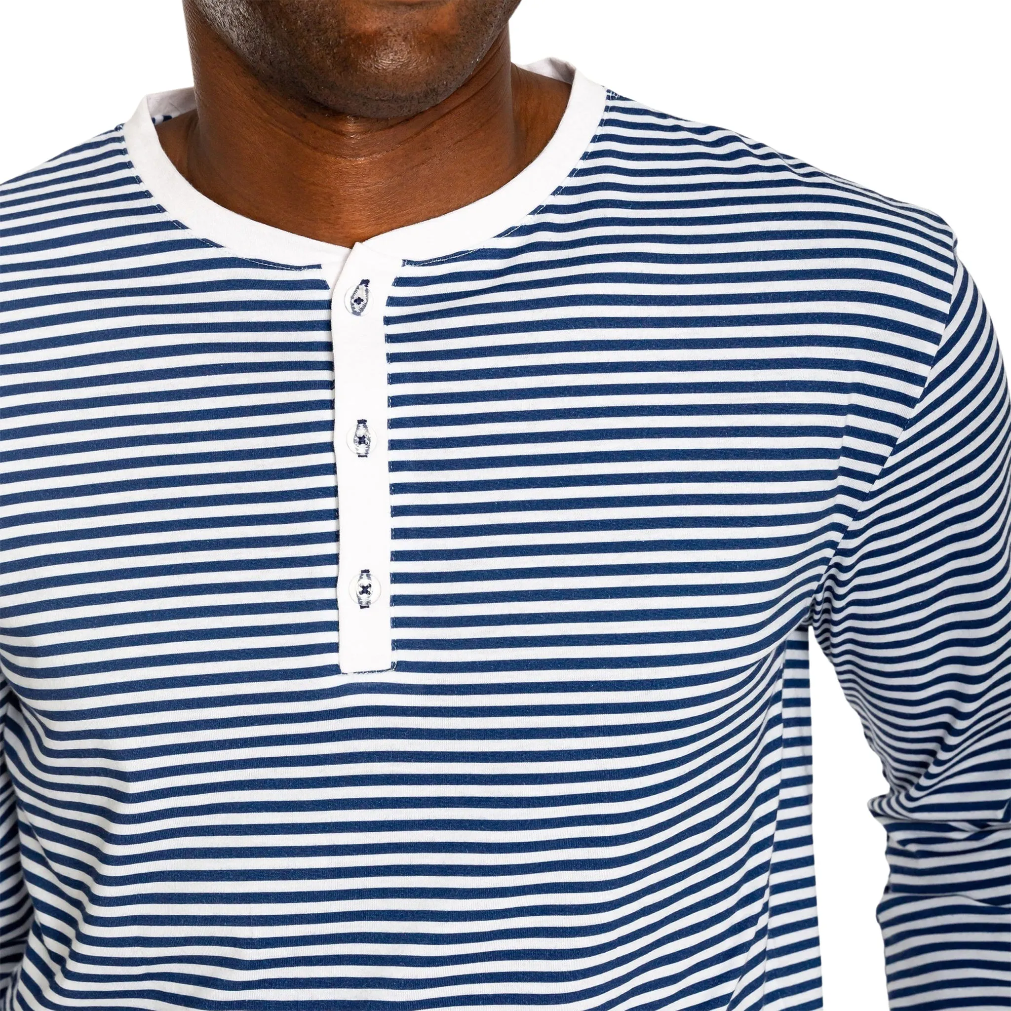 Men's Marina Jersey Long Knit Henley