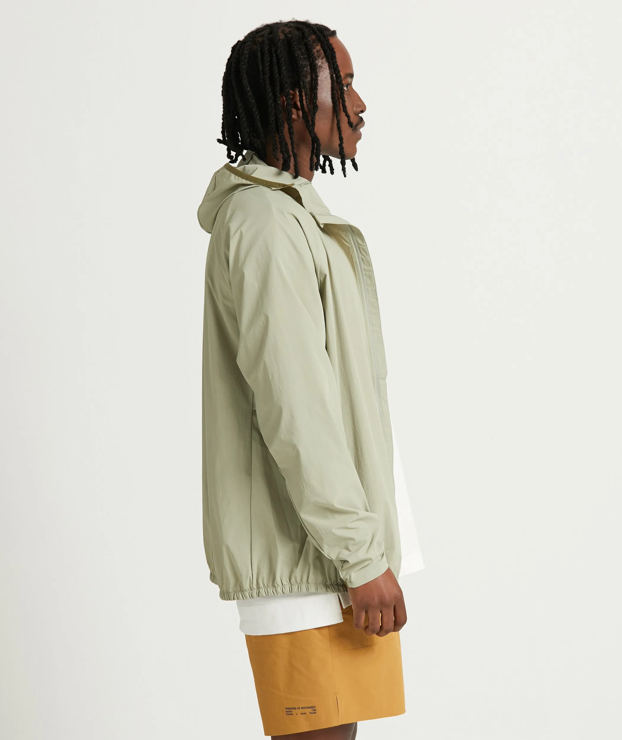 Mens Outdoor Windbreaker - Matcha Green