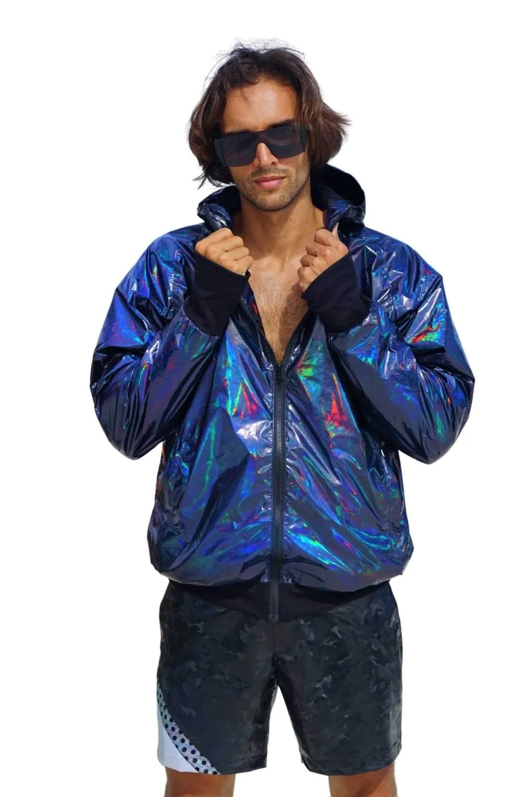 Mens Throwback Windbreaker